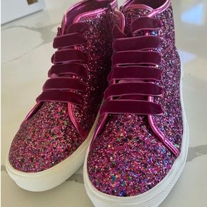 Tucker + Tate Skylar Glitter Sneaker Pink Girls